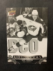 2023-24 Upper Deck Series 1 Black & White UD Canvas #C20 Kent Johnson